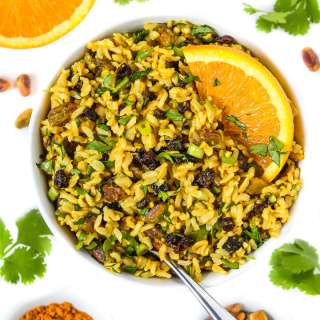Curried Rice Salad with Orange