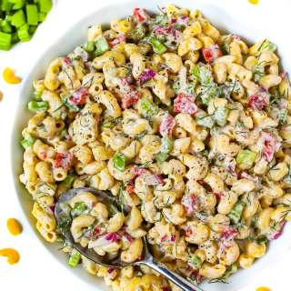 Vegan Macaroni Salad (Oil-Free!)