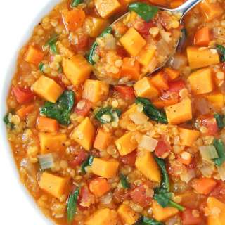 Red Lentil and Sweet Potato Stew
