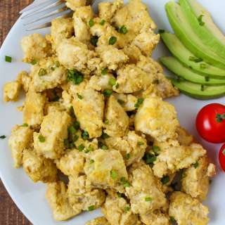 Eggy Tofu (Stovetop or Oven!)