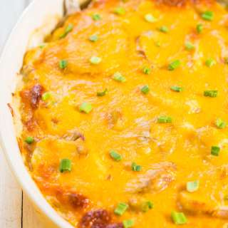 Cheesy Loaded Scalloped Potatoes