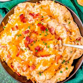 Bacon Cheddar Loaded Mashed Potatoes