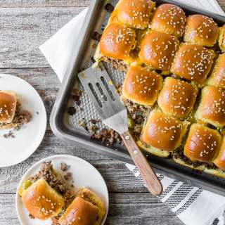 Baked Bacon Cheeseburger Sliders
