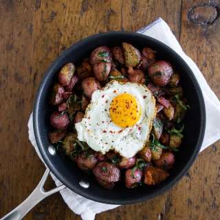 Basil Bacon Hash