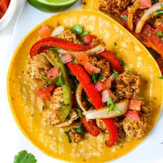 Tofu Fajitas (Easy Sheet Pan!)