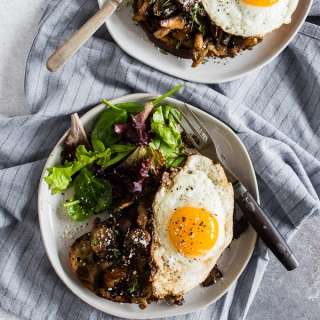 Garlic Wild Mushrooms on Toast