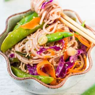 15-Minute Skinny Vegetable Soba Noodles