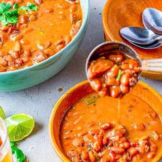 Borracho Beans (Slow Cooker Or Instant Pot)