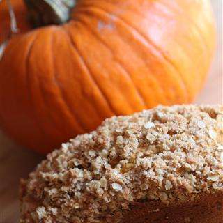 Crumble Topped Pumpkin Bread