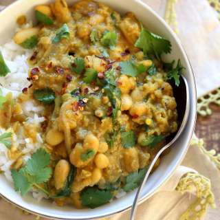 Cannellini and Lentil Jamaican Curry