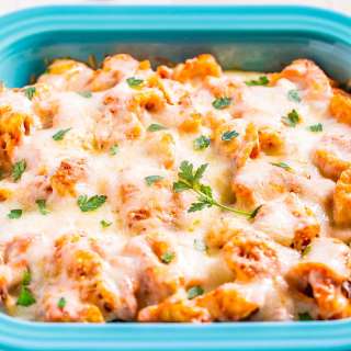 Extra Cheesy Tortellini Bake