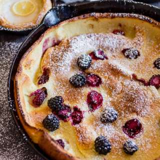 Blackberry Lemon Dutch Baby