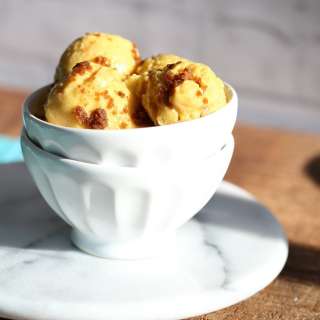 Vegan Mango Ice Cream with Cream Cheese