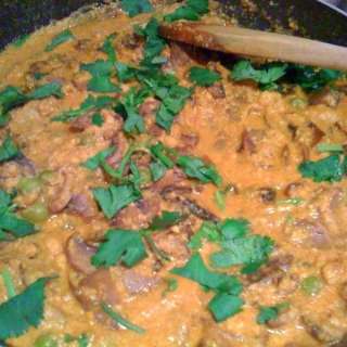 Mushroom Mutter Masala