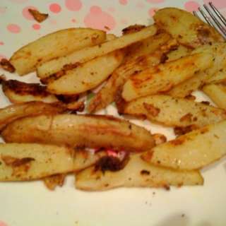 Baked Garlic Cajun Fries