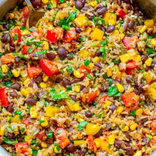 Mexican Rice and Black Beans Medley