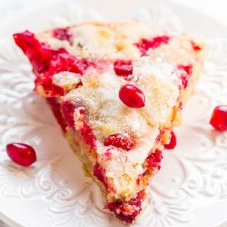Crustless Cranberry Pie