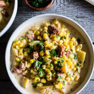 Andouille Corn Chowder