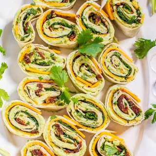 Chipotle Cheddar Avocado Rollups