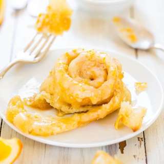 The Best Glazed Orange Rolls