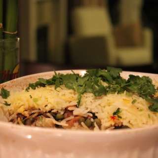 3 Layer Garlicky Veg Biryani