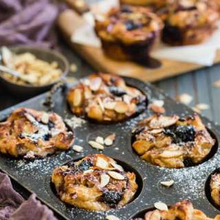 Cherry Yogurt French Toast Cups