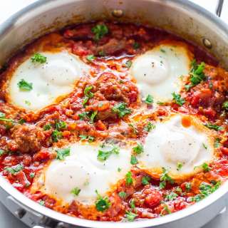 Shakshuka with Italian Sausage