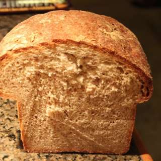 Wheat Oat Flax Bread. Wheat Oats Flaxseed Everyday Sandwich Loaf.