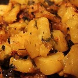 Potato Subzi with Dried Fenugreek and Fennel