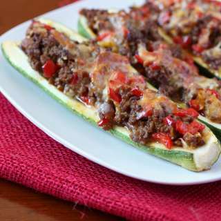 Chipotle Stuffed Zucchini Boats