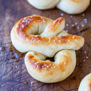 Soft Buttery One Hour Pretzels
