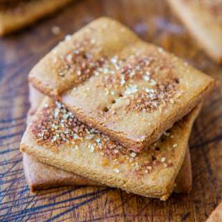 Homemade Cinnamon Sugar Graham Crackers Smores