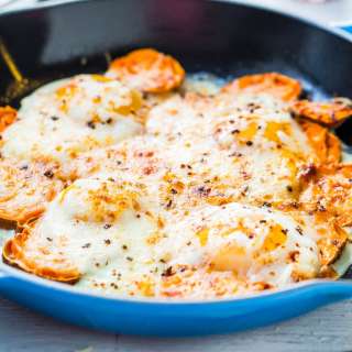 Sweet Potato and Mozzarella Egg Skillet