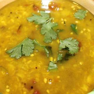 Teen Daal Tadka (3 lentil curry)
