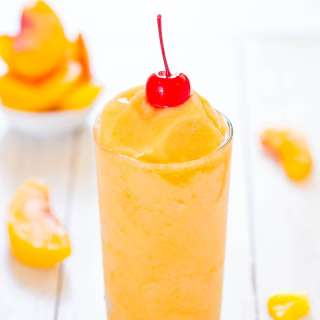 Tropical Peach Pineapple Slushies