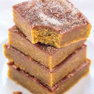 Cinnamon-Sugar Pumpkin Blondies