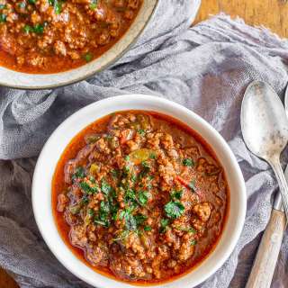 Ground Pork Chinese Chili
