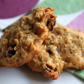 Oatmeal Raisin Almond Butter Cookies. Vegan