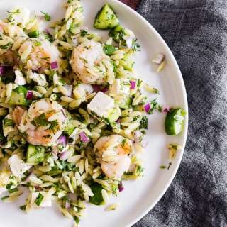 Herbed Shrimp Orzo Salad