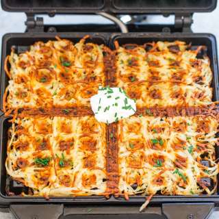 Waffle Iron Hash Browns