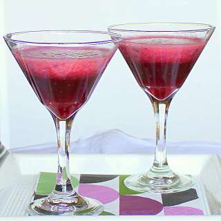 Blueberry Strawberry Spiced Cooler/Smoothie