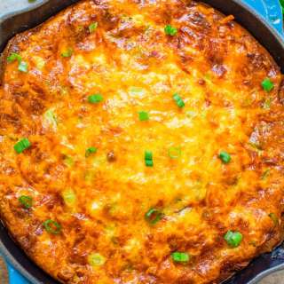 Cheesy Hash Brown Crust Quiche
