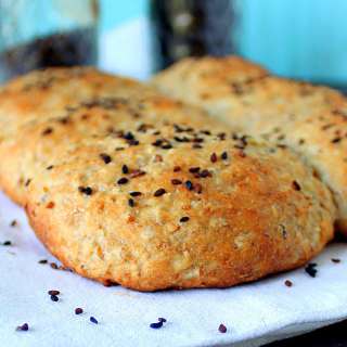 White Burger Buns With Some Whole Grains