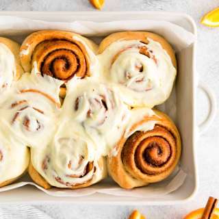 Spiced Orange Cinnamon Rolls