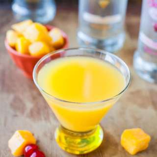 Mango Coconut Water Tropical Martini