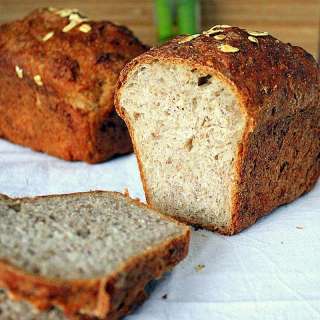 Sprouted Wheat Strawberry Bread. Vegan.