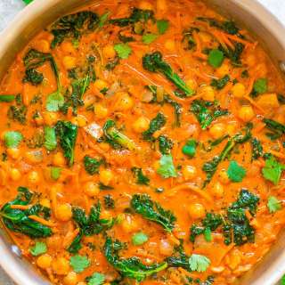 Chickpea and Kale Thai Coconut Curry