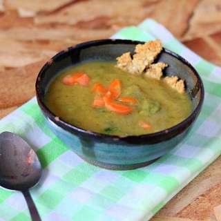 Carrot Celery Leek Potato Soup. Vegan Gluten Free