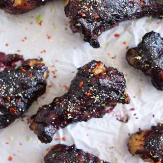 Wild Blueberry BBQ Chicken Wings