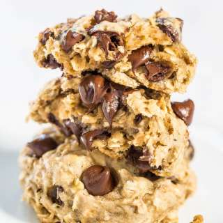 Chocolate Chip Banana Oatmeal Cookies